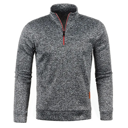 WW | Zeitloser Pullover Mit Reißverschluss Herren Weich & Komfortabel