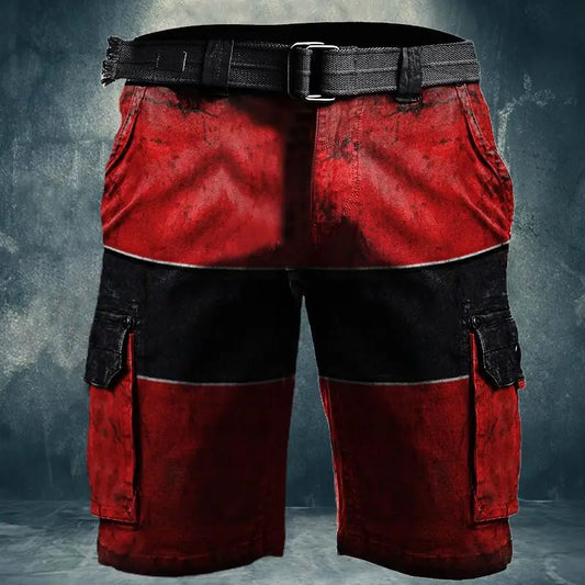 Merche Retro Kniebundhosen Strand Denim Shorts