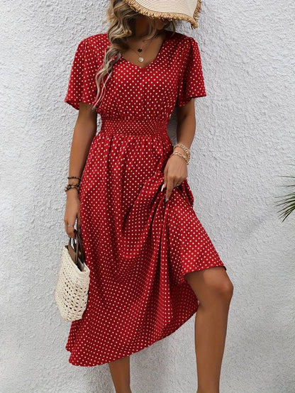– ganz lässiges kurzarmkleid