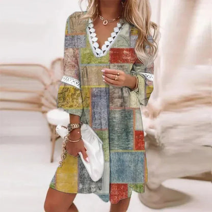 breezy blooms sommerkleid