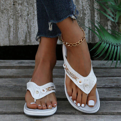 Orthopädische Keilsandalen