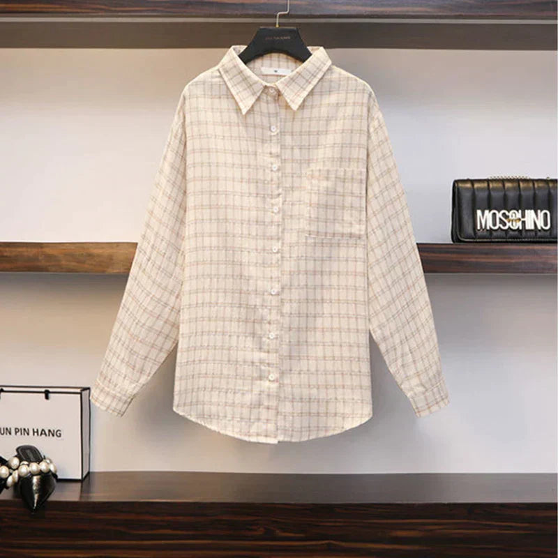 Merche Streetwear Set im Checkered Style mit Kordelzug