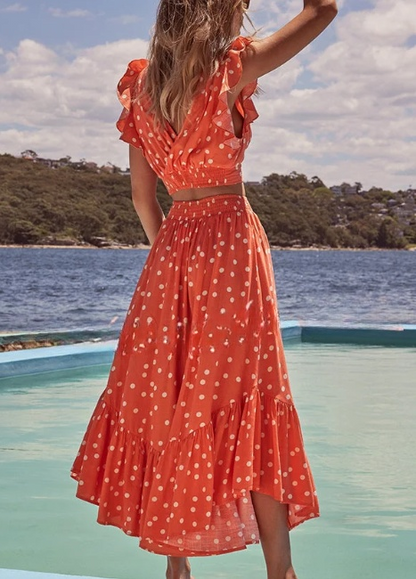Polka Dot Print Kleid von "Day on The Beach"