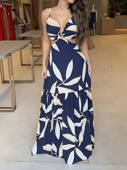 Böhmisches Kleid mit Spaghettiträgern
