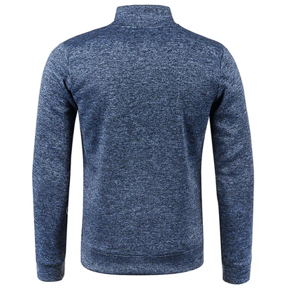 WW | Zeitloser Pullover Mit Reißverschluss Herren Weich & Komfortabel