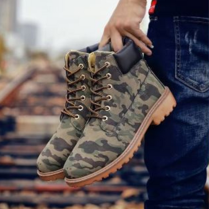 WW | Wasserdichte Herrenschuhe Stiefel Mit Robuster Profilsohle