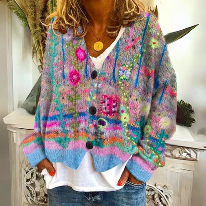 WW | Weicher Und Bunter Strickpullover