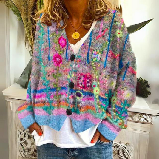 WW | Weicher Und Bunter Strickpullover