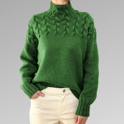 WW | Warmer Skandinavischer Strickpullover Für Damen