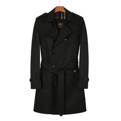 WW | Wasserabweisende Mantel Jacke Herren Klassischer Trenchcoat Mit Gürtel