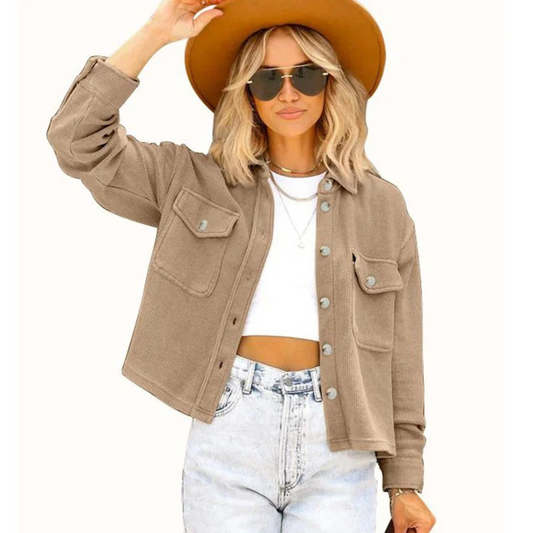 WW | Weiß Winddicht Mit Reversknopf Damen Sommerjacke