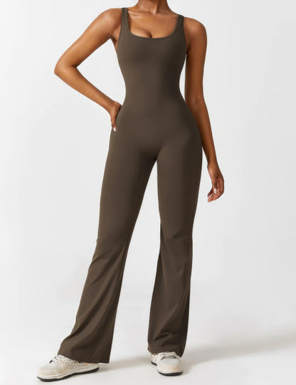 Merche Jumpsuit mit V-förmigem Rücken