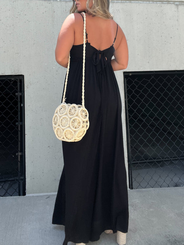 Merche schlichter Jumpsuit mit einfarbigem Stil