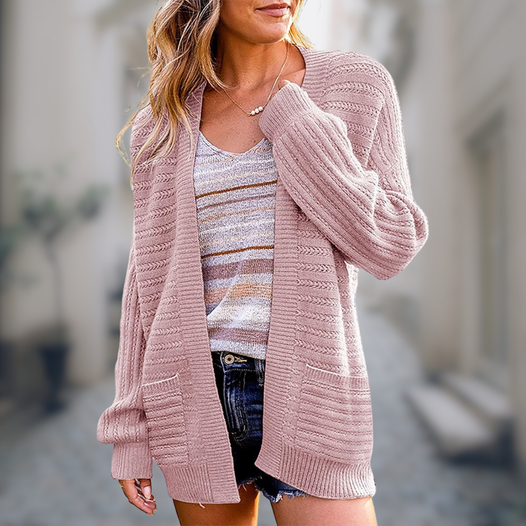WW | Weicher Strickstrickjacke