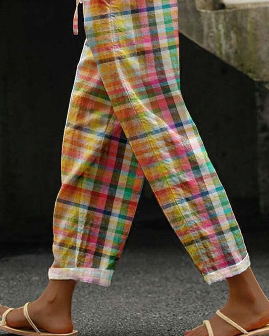 Merche | Weinlese Style Hosen Für Damen
