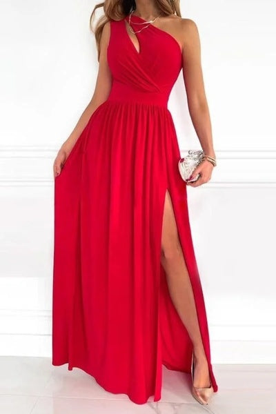 Novella elegantes Partykleid mit einer Schulter