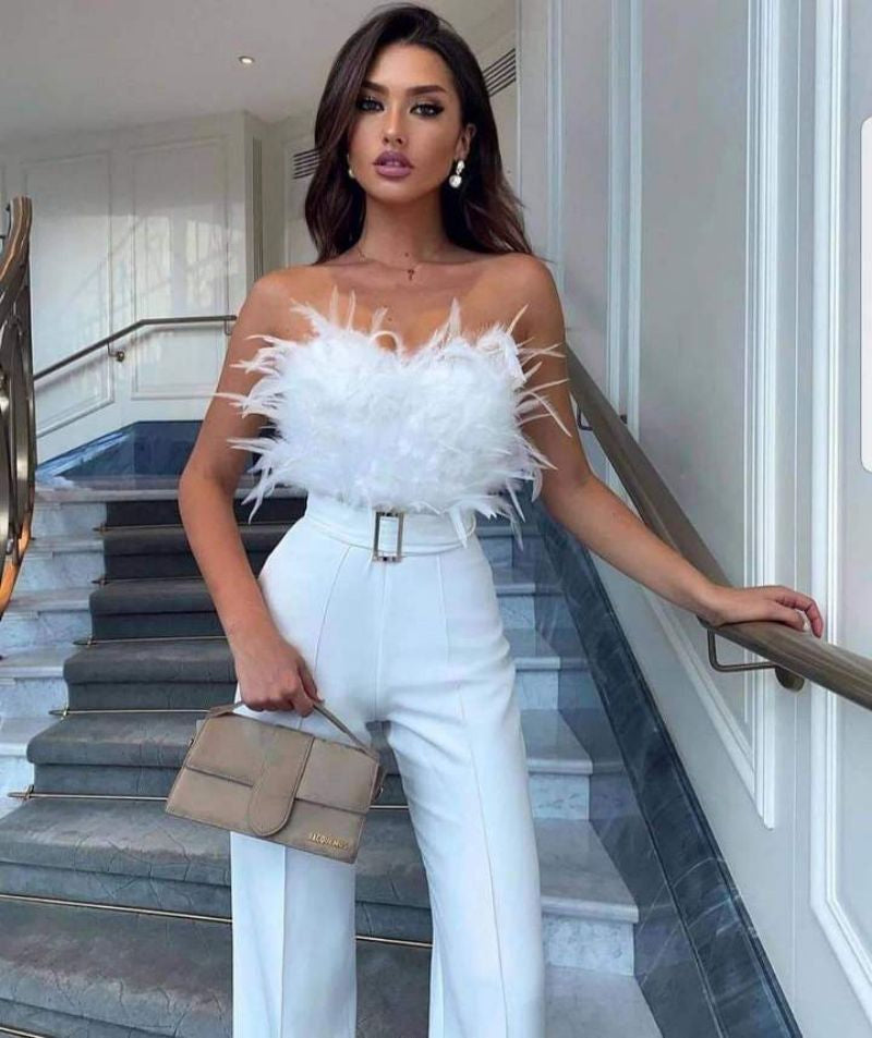 WW | Modischer Jumpsuit Mit Röhrenoberteil Und Ärmellosem Gestaltung