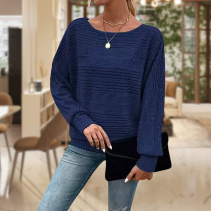 WW | Zeitloser Struktur Pullover Für Damen