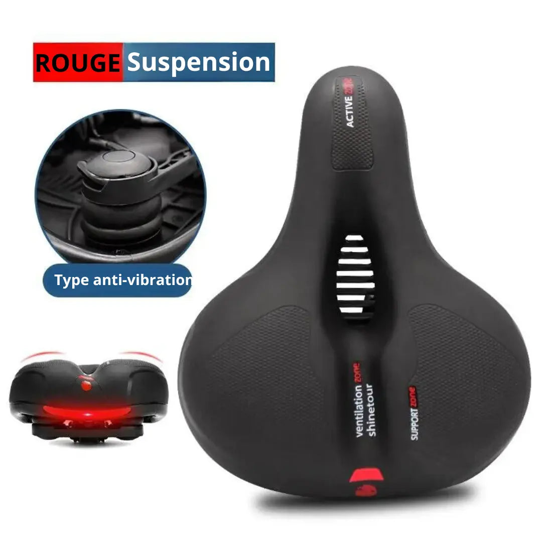 ErgoSeat™ - Universal Shock Absorbing & Reflective Bicycle Saddle