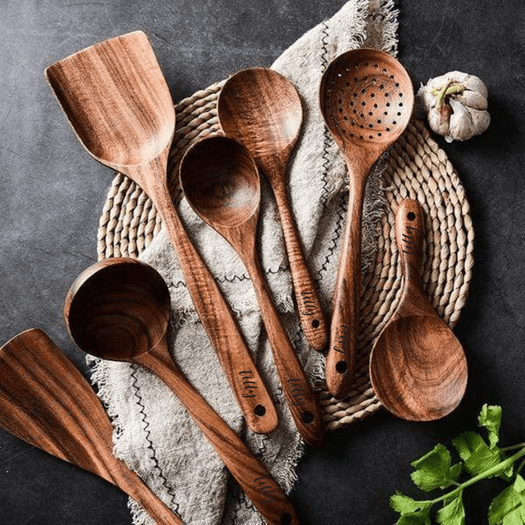 Olivo™ - Wooden Utensil Set (50% OFF!)