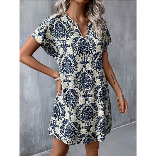 WW | Weinlese Kleid Mit Blumendruck Für Den Frühling
