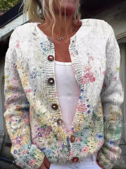 WW | Weste Mit Blumenmuster