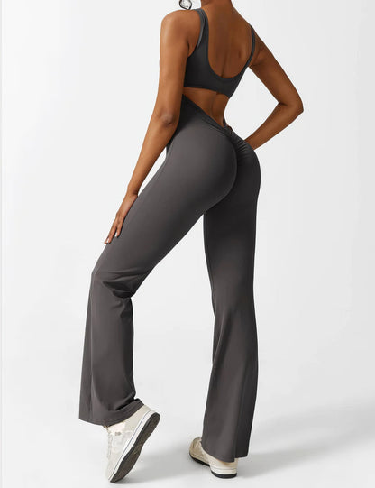 Merche Jumpsuit mit V-förmigem Rücken