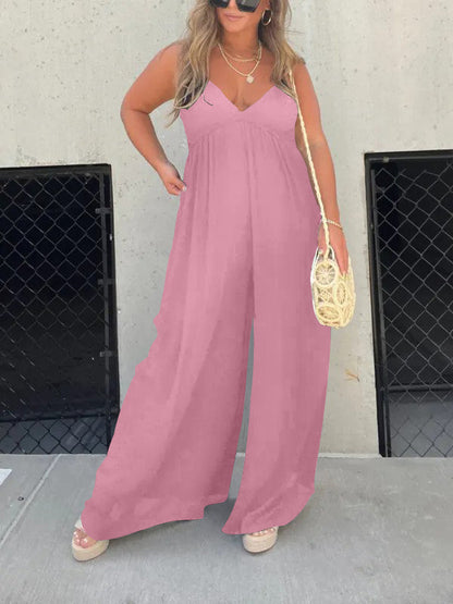Merche schlichter Jumpsuit mit einfarbigem Stil