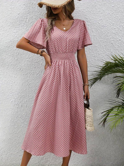 – ganz lässiges kurzarmkleid