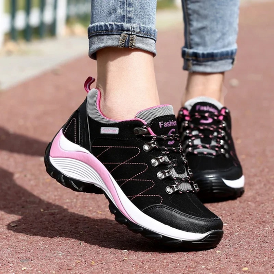 WW | Wasserdichte Dicke Sohle Damen Orthopädische Wanderschuhe
