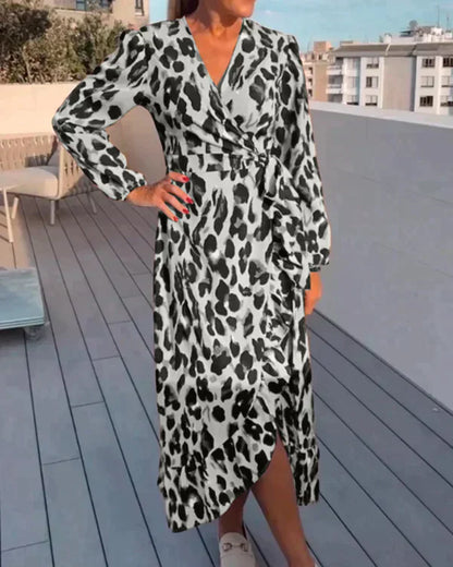 Merche Sommerkleid mit Leopardenmuster