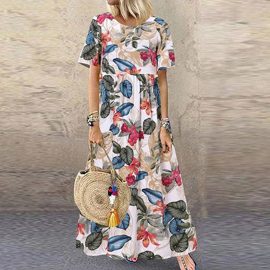 Boho Maxi Damen Kleid