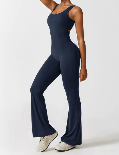 Merche Jumpsuit mit V-förmigem Rücken