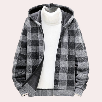 WW | Warmer Herren Kapuzenpulli Mit Reißverschluss Und Modernem Design