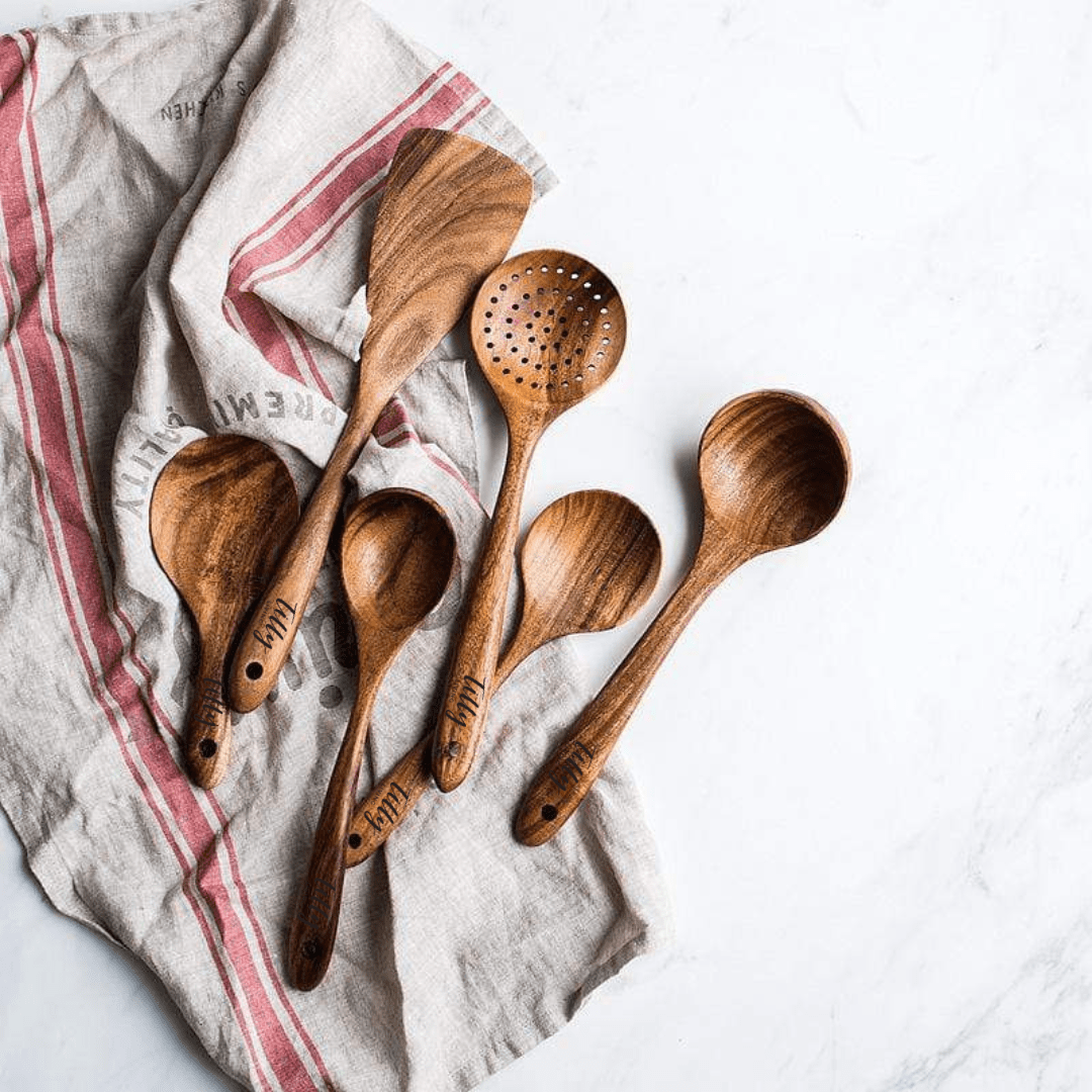 Olivo™ - Wooden Utensil Set (50% OFF!)