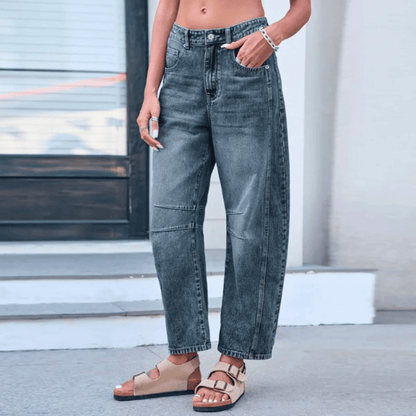 WW | Weinlese Wash Jeans Relaxed Fit & Luxe Weiches Denim Für Jeden Tag
