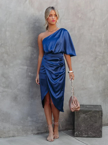 mit Einer Schulter | Stilvolles Abendkleid