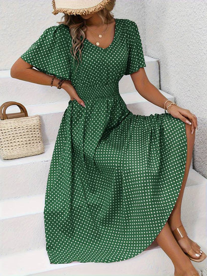 – ganz lässiges kurzarmkleid
