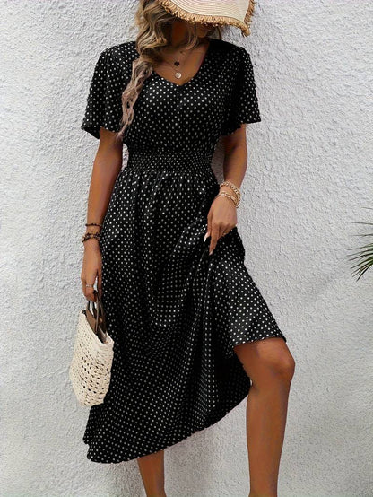– ganz lässiges kurzarmkleid