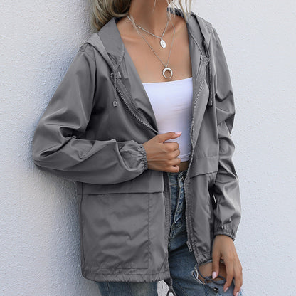 WW | Winddichte Sommerjacke Mit Kapuze
