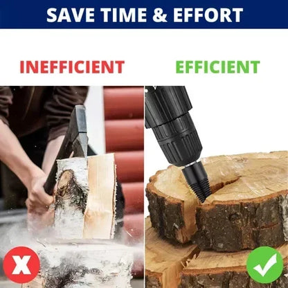 LogBuster™ Wood Log Splitter Firewood Drill Bit