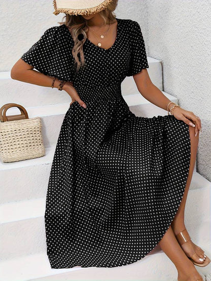 – ganz lässiges kurzarmkleid