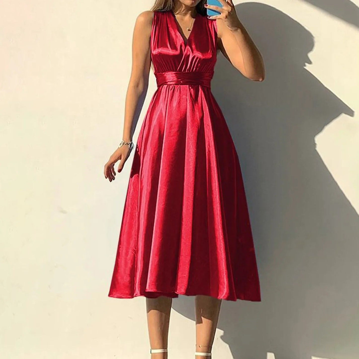 Merche ärmelloses Kleid für jede Gelegenheit