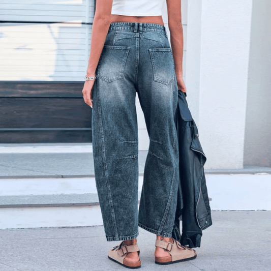 WW | Weinlese Wash Jeans Relaxed Fit & Luxe Weiches Denim Für Jeden Tag