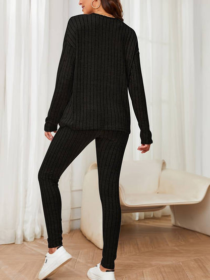 Merche Langarm-Strickset ideal für Streetwear-Mode