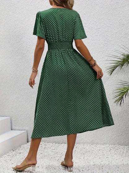 – ganz lässiges kurzarmkleid
