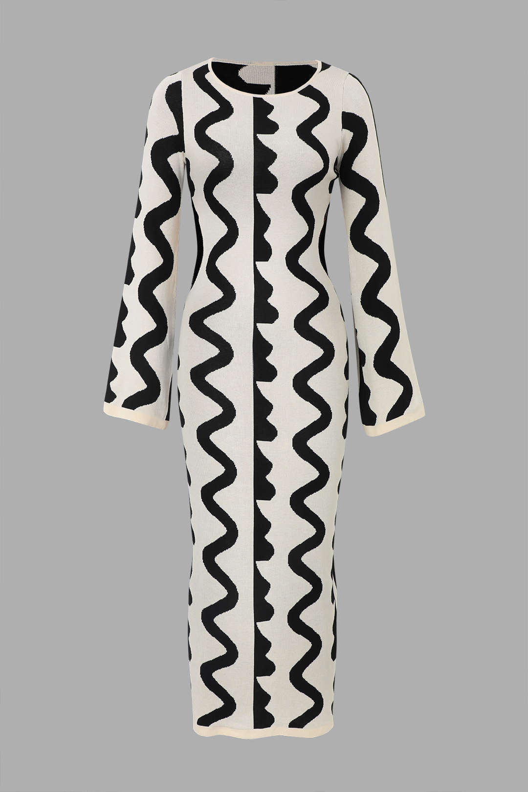Gestricktes Maxikleid für Damen