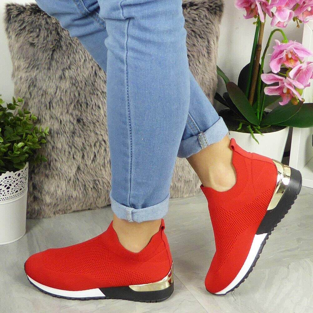 Elastische Slip-On-Sneaker