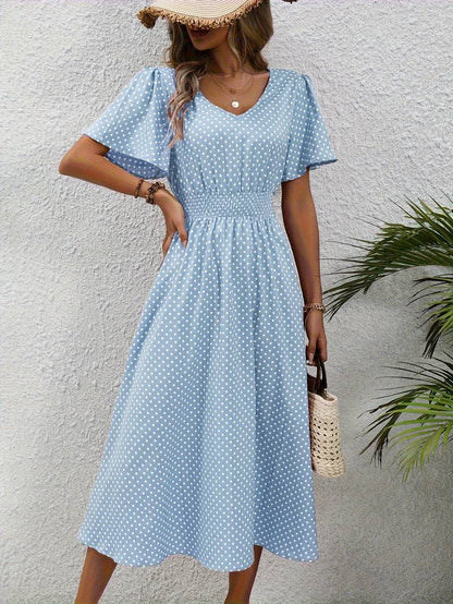 – ganz lässiges kurzarmkleid