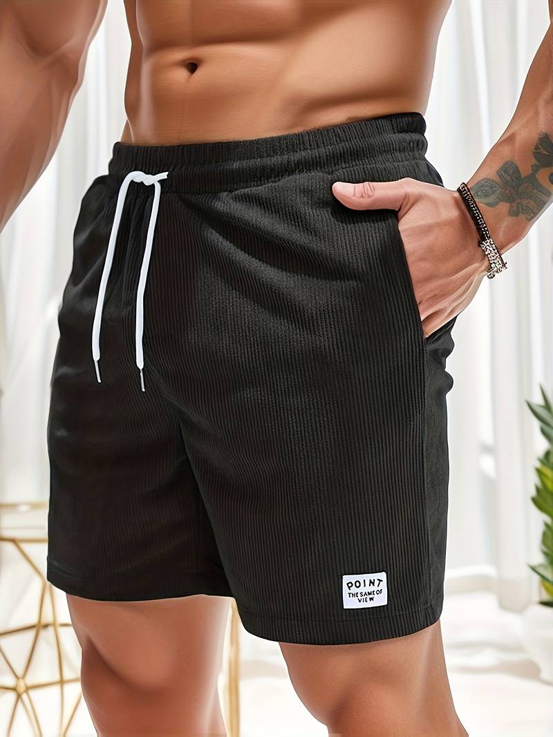 WW | Verstellbare Kurze Hosen Mit Kordelzug Im Lose Passform Gestaltung Mit Funktionellen Taschen